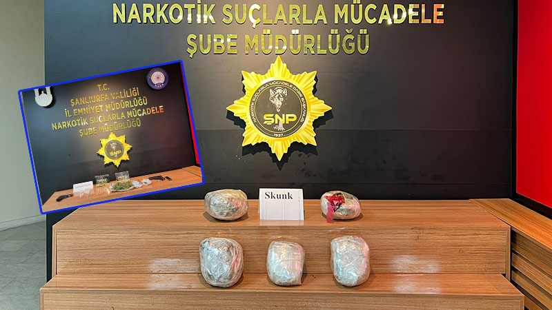 Şanlıurfa'da uyuşturucu operasyonu: 5 gözaltı