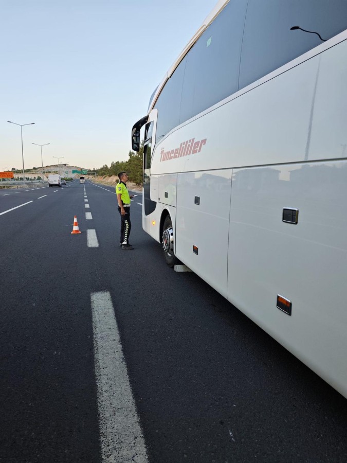 Şanlıurfa’da yolcu otobüsleri denetlendi