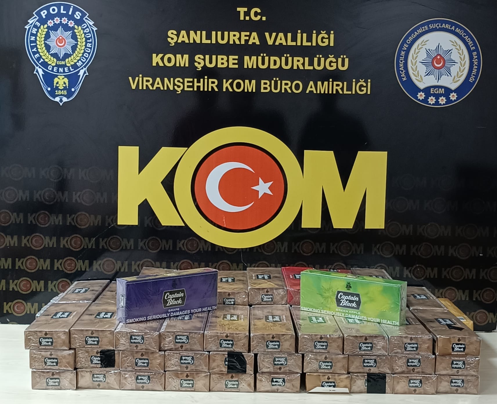 Viranşehir'de kaçakçılık operasyonu: 900 paket sigara ele geçirildi