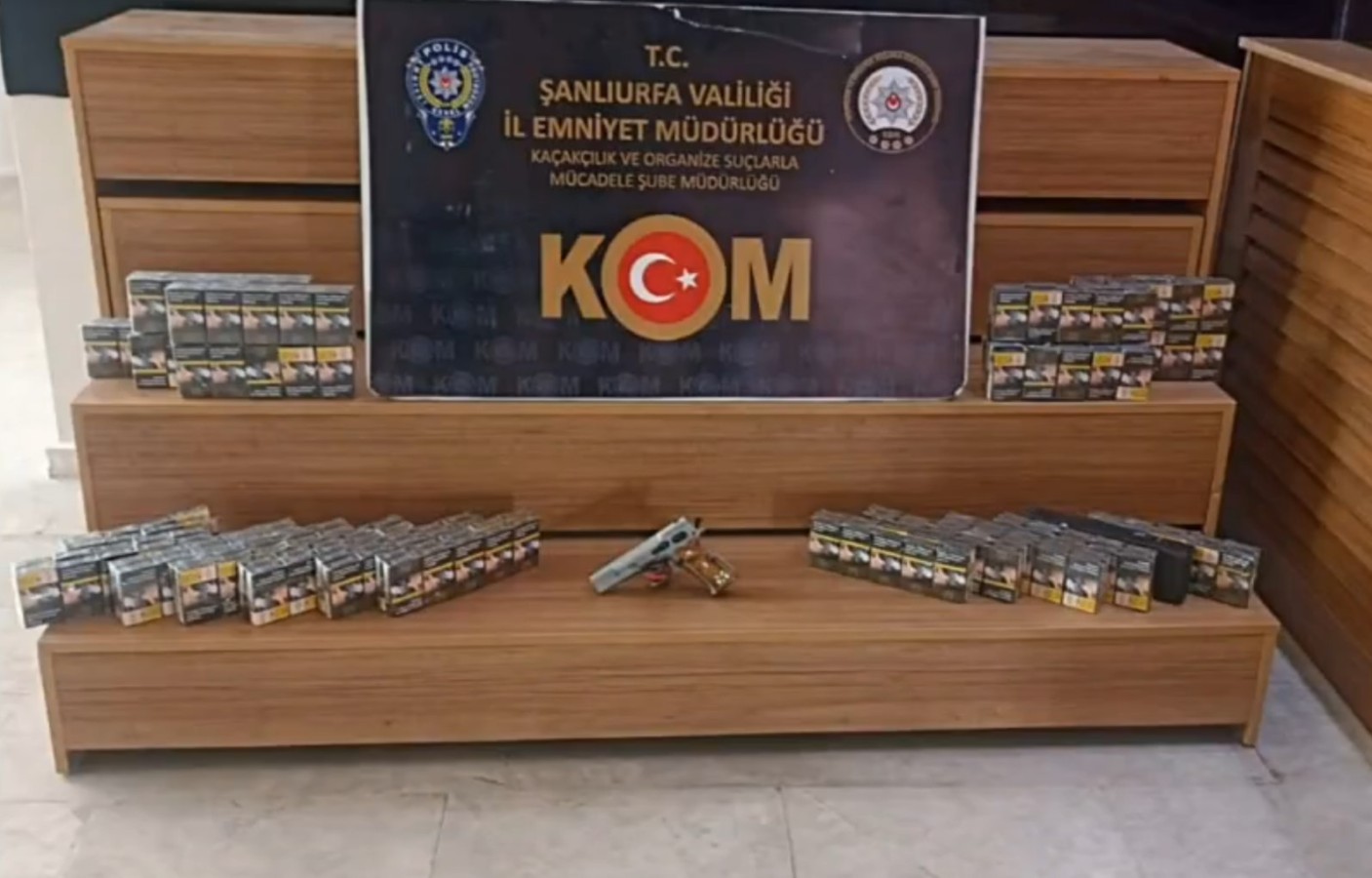 Şanlıurfa’da kaçakçılıkla mücadele kapsamında operasyon gerçekleşti