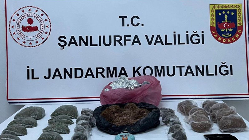 Şanlıurfa’da uyuşturucu operasyonu: 9 gözaltı