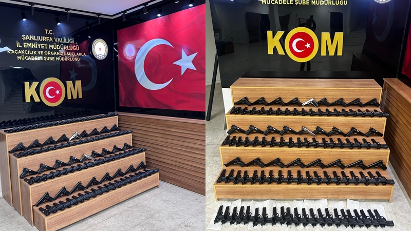 Şanlıurfa’da silah kaçakçılarına operasyon!